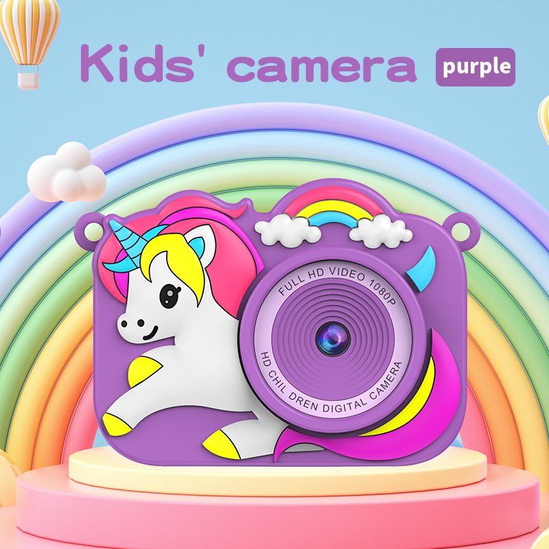 Boys girls kids camera toys Children Digital Video Camcorder Camera with Cartoon Silicone Cover Kids Selfie Camera