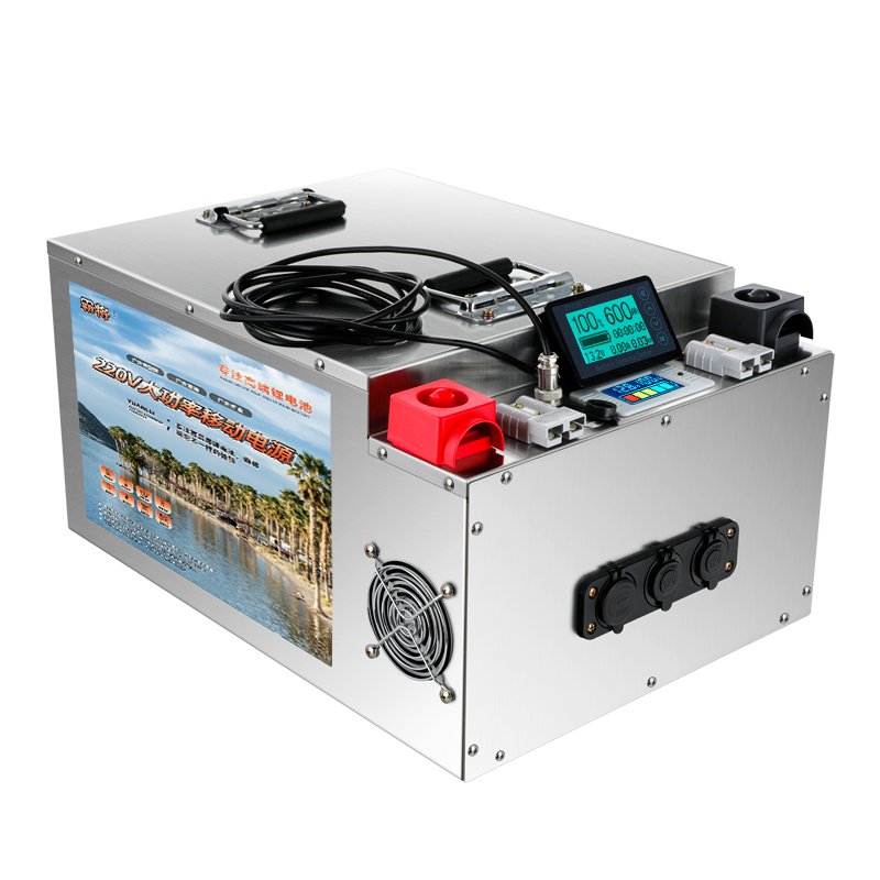 4350WH Lithium Battery Lithium Iron Phosphate Battery Home Solar Storage Stainless Steel Shell Lithium Batteries