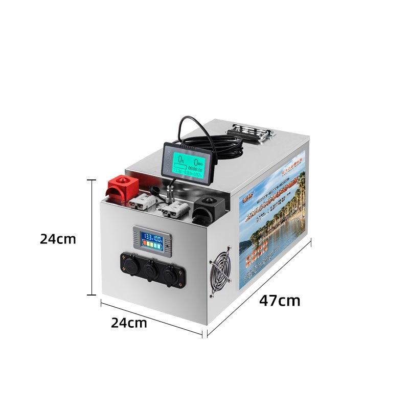 4350WH Lithium Battery Lithium Iron Phosphate Battery Home Solar Storage Stainless Steel Shell Lithium Batteries