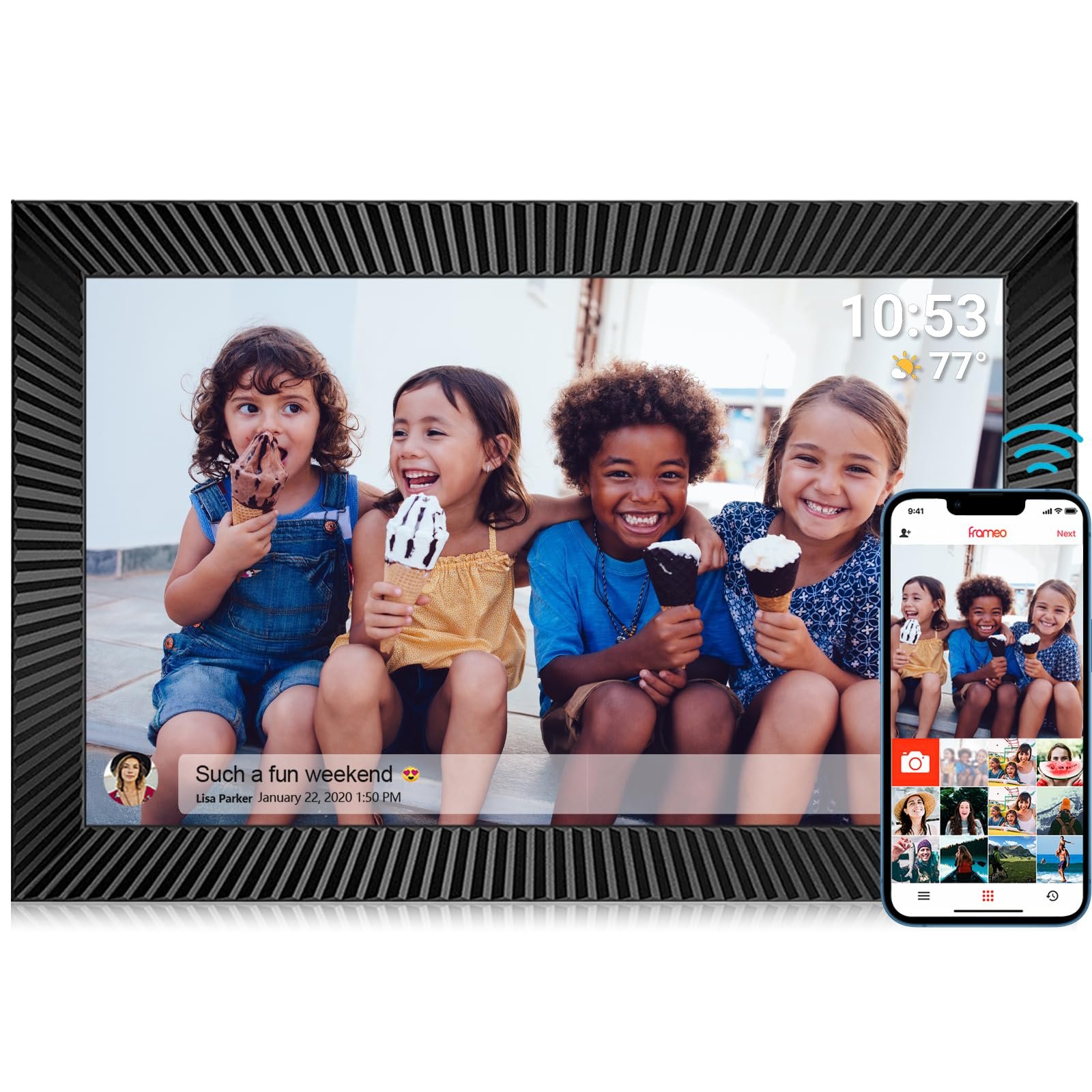 WiFi 10.1 inch 32GB Internal Storage Smart Digital Photo Album display IPS Touch Screen 1280x800 Digital Picture Frame