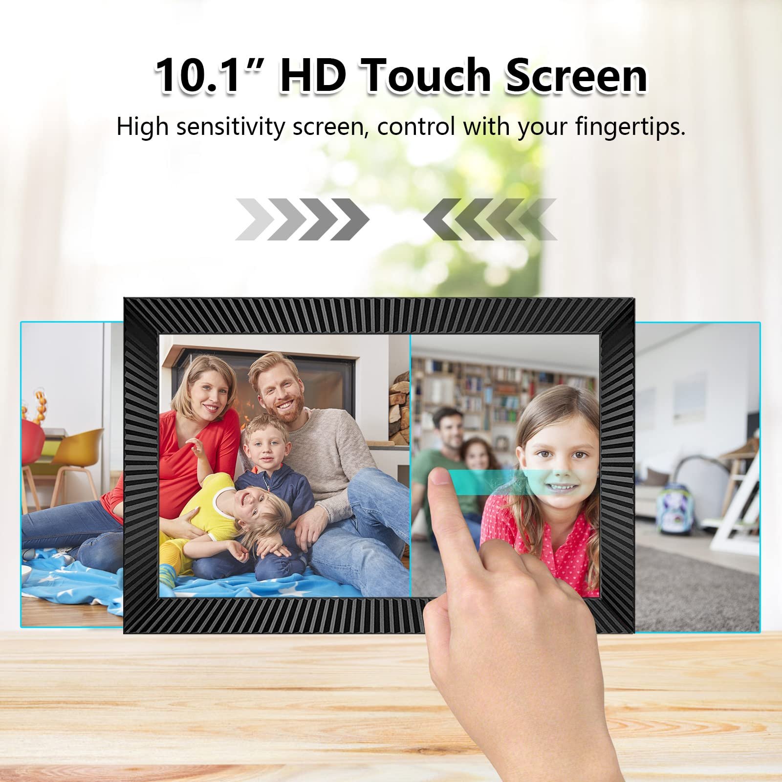WiFi 10.1 inch 32GB Internal Storage Smart Digital Photo Album display IPS Touch Screen 1280x800 Digital Picture Frame