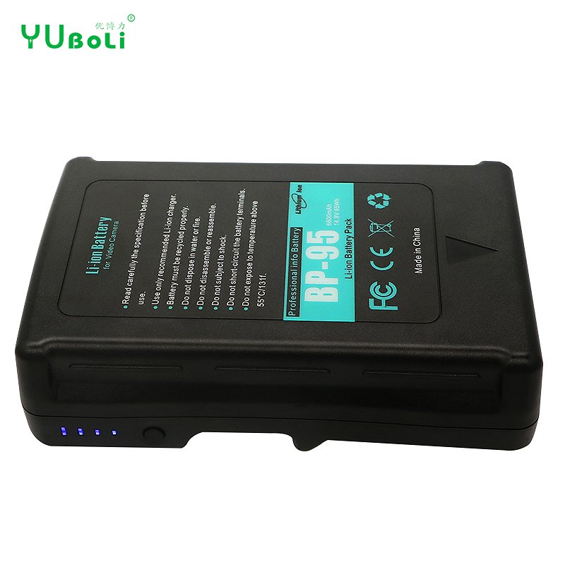 6600mAh V Mount Battery BP-95 BP95 For Sony Camcorder and Photography Lights and Monitor