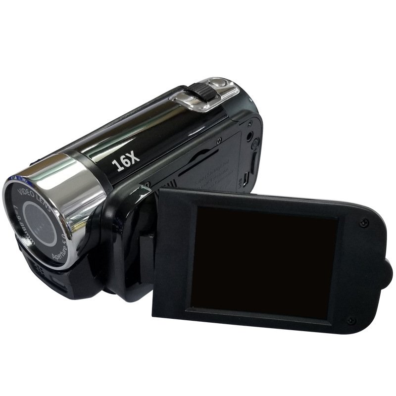 HD Digital Camera Video Camcorder 16mp With 2.7 inch LCD Display and 16X digital zoom With 270 degree rotation DV-C6