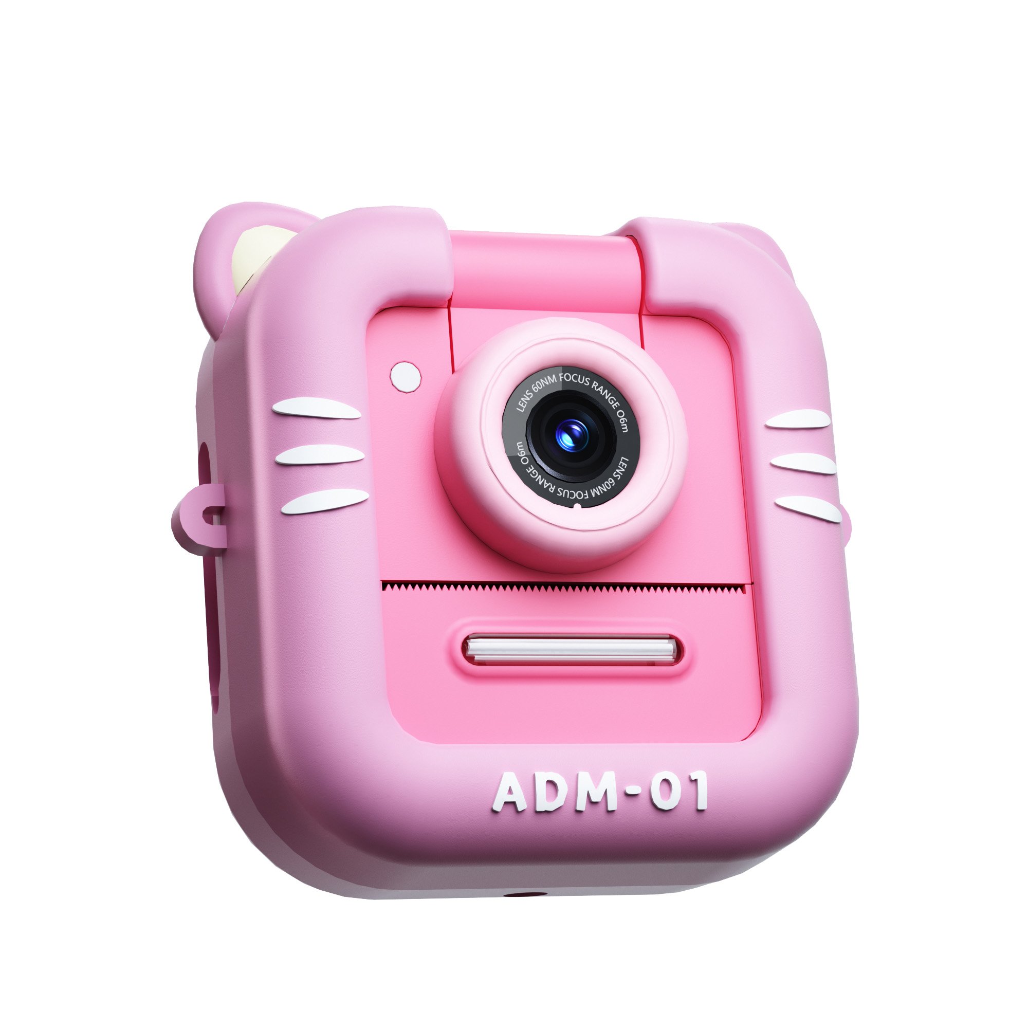 M8 2.4' Ips Print Colorful Kids Digital Camera Screen Multi-functional Directly Instant With Tripod Best For Birthday Gifts