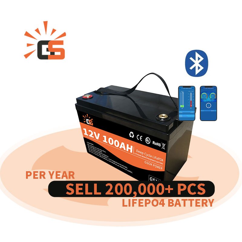 5 years warranty 12v 24v 200ah 100ah 50ah 500ah lifepo4 battery for RV solar 12 volt lithium battery 200ah