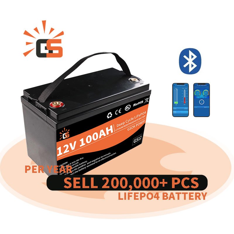 5 years warranty 12v 24v 200ah 100ah 50ah 500ah lifepo4 battery for RV solar 12 volt lithium battery 200ah