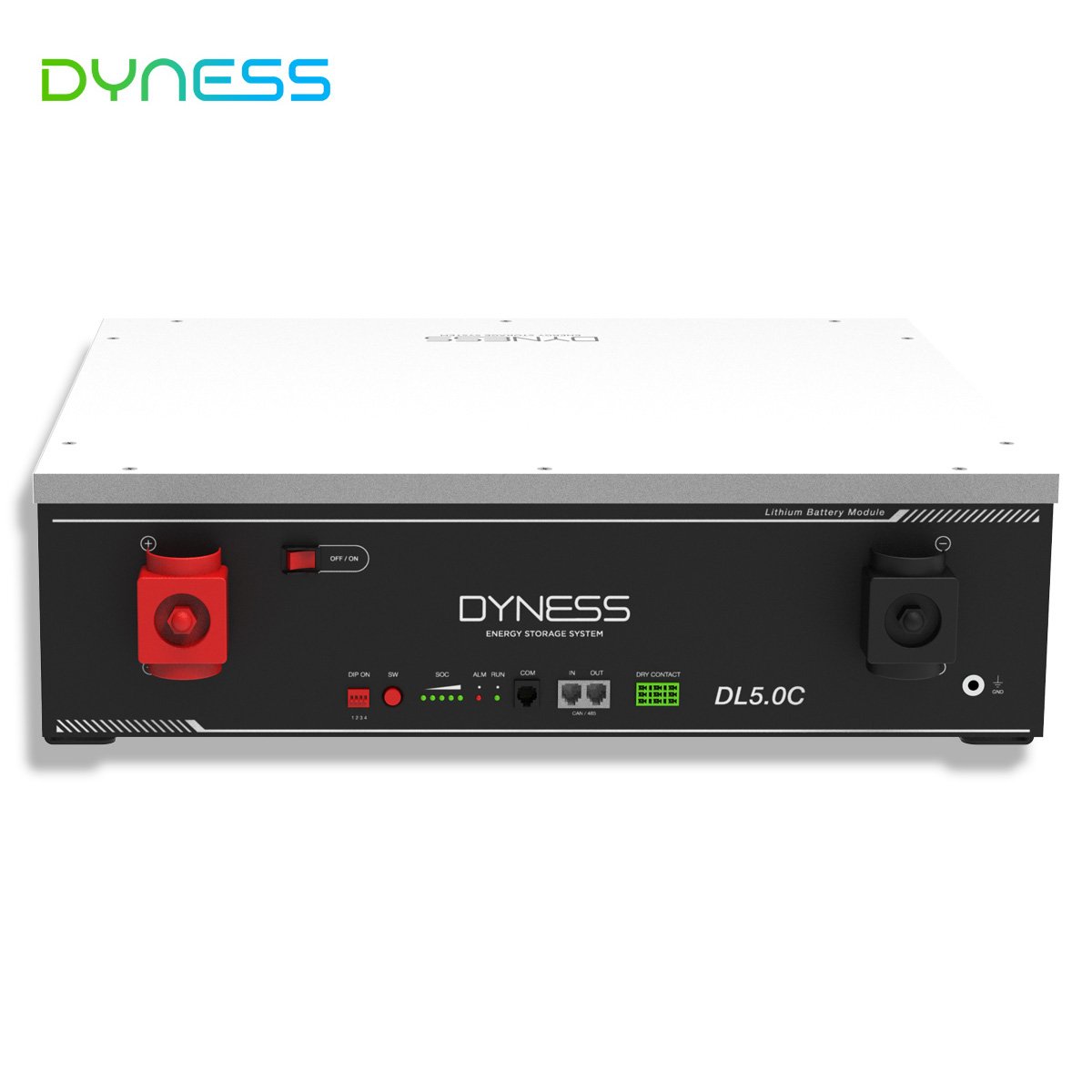 Dyness Dl5.0C 51.2v 100ah lifepo4 battery Rack mounted 5kw lithium ions battery 6000 cycle Smart BMS With Goodwe solis inverter