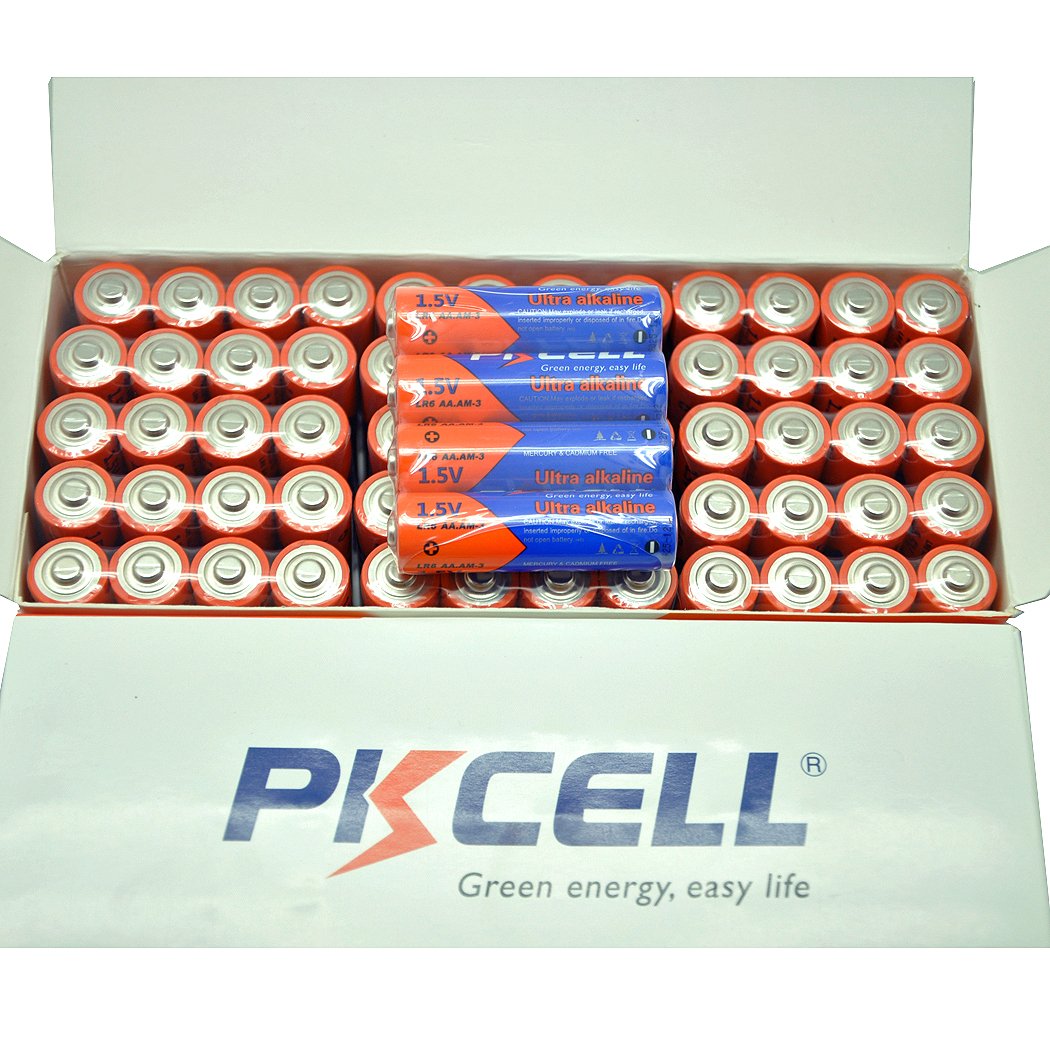 pkcell best price wireless mouse alkaline dry battery 1.5v aa am3 lr6 with CE
