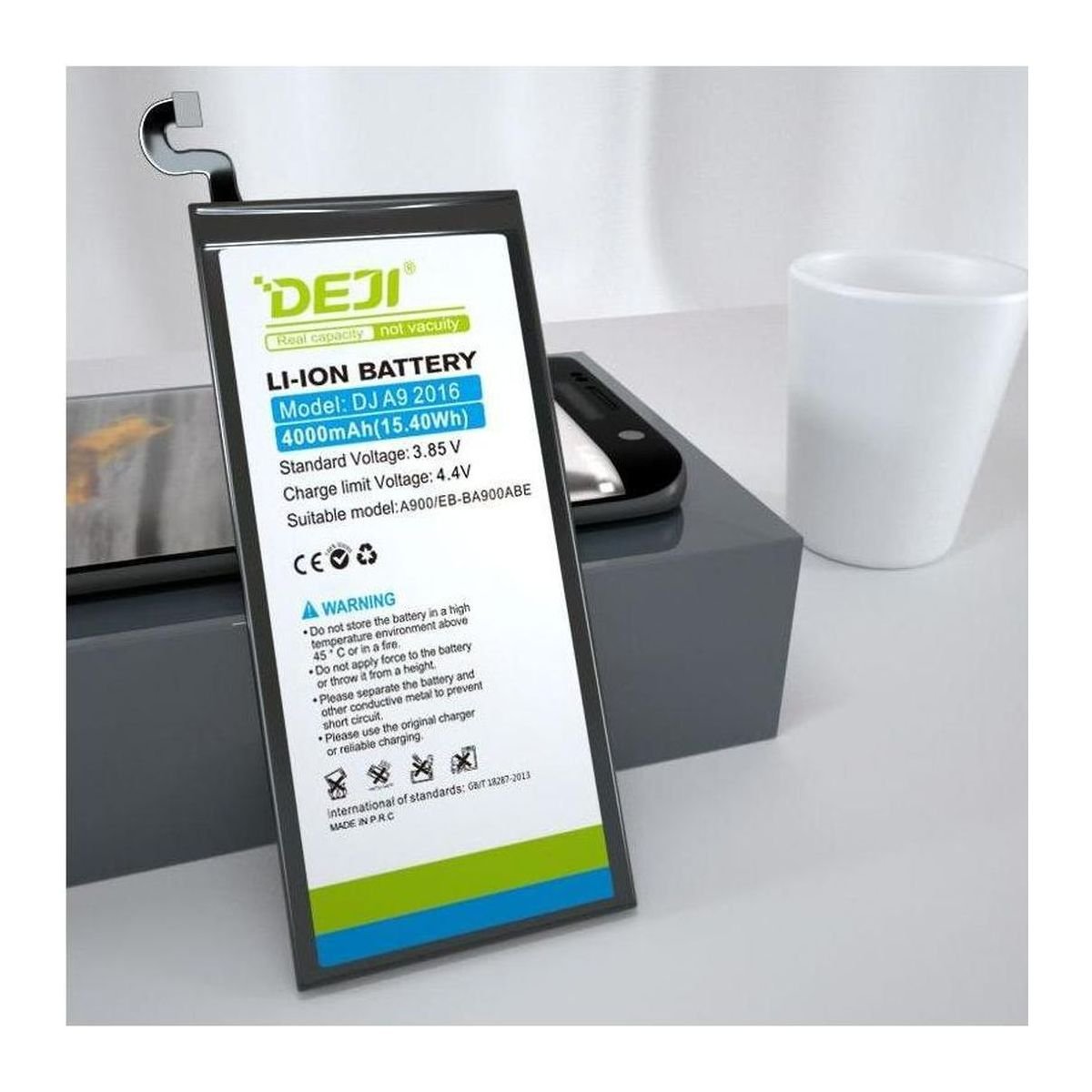 DEJI China factory lithium Digital Batteries For Samsung A9 2016 EB-BA900ABE A900 mobile phone battery supplier