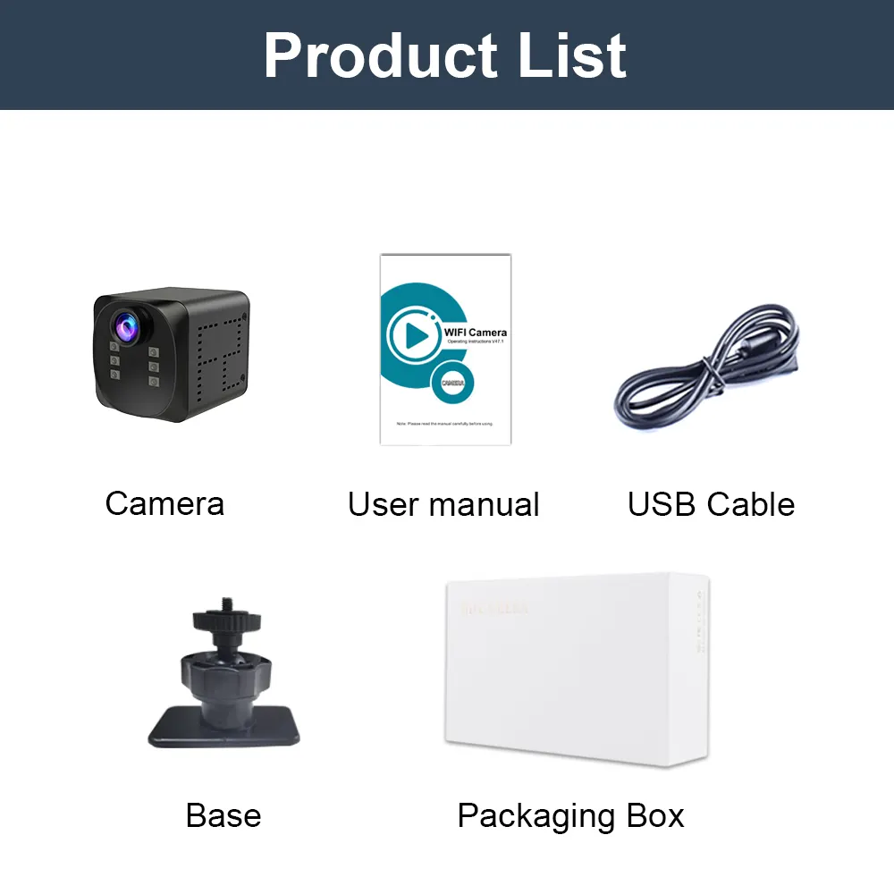 Low Price Night Vision 1080P HD Wifi Mini Security Remoter Digital Video Camera