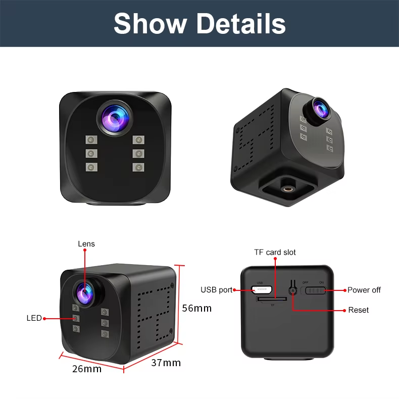 Low Price Night Vision 1080P HD Wifi Mini Security Remoter Digital Video Camera