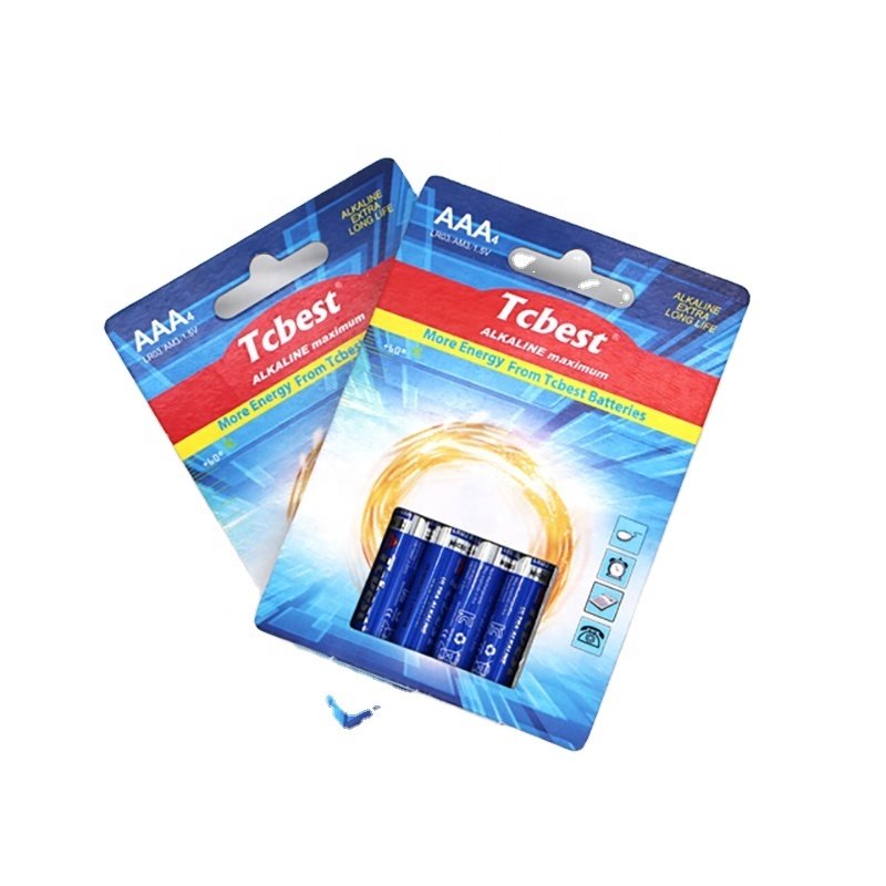 Factory Price Alkaline Battery AM4 LR03 AAA Alkaline Battery with KC Certification
