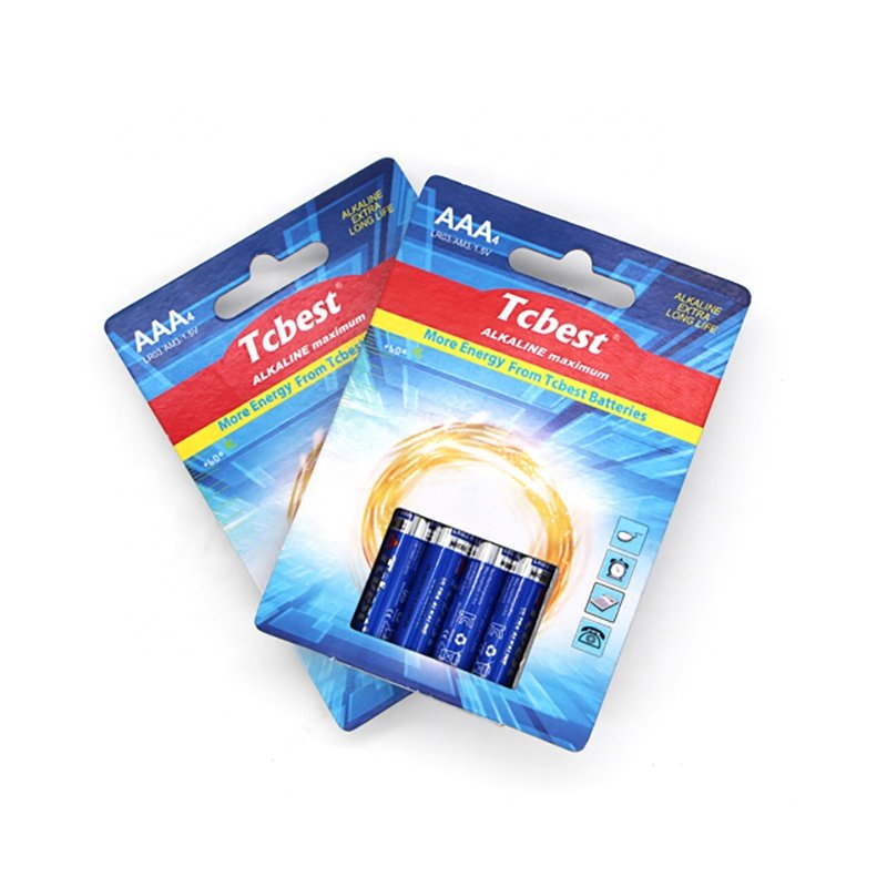 Factory Price Alkaline Battery AM4 LR03 AAA Alkaline Battery with KC Certification