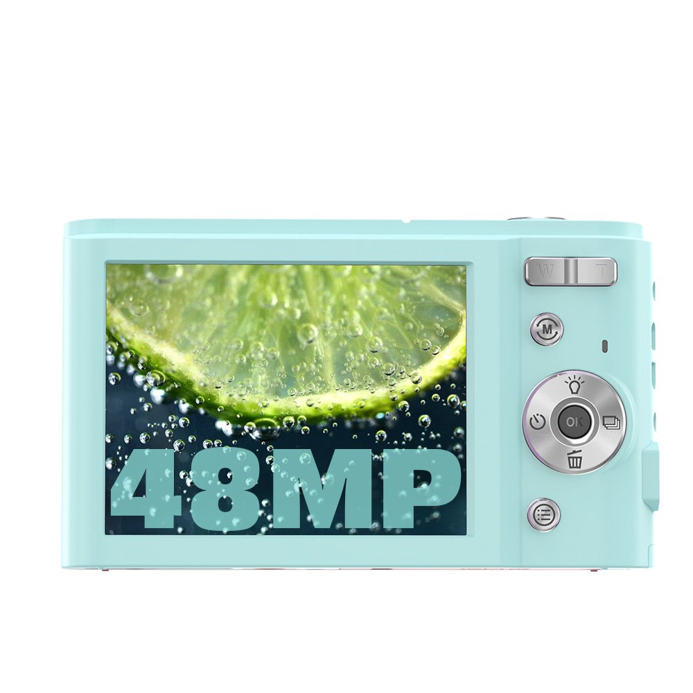 Digital Camera 2.7K HD 48MP Vlogging Camera with 16X Digital Zoom Compact Pocket Camera with Fill Light for Kids Teens Video