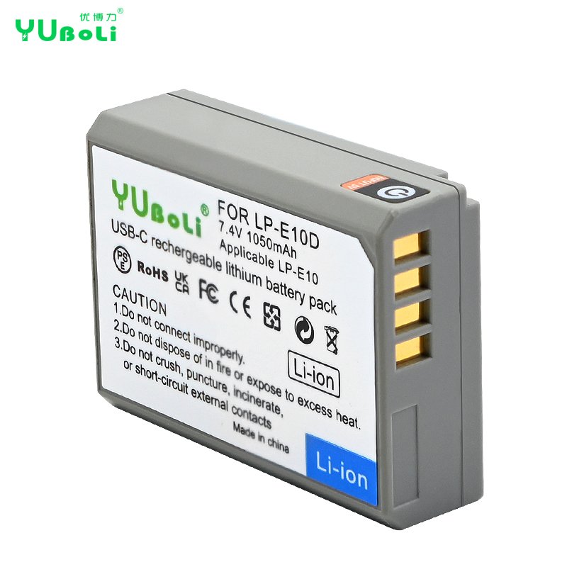 New USB Type-C Charging LP-E10 LPE10 LP E10 Camera Battery For Canon EOS 1100D 1200D 1300D Digital Batteries