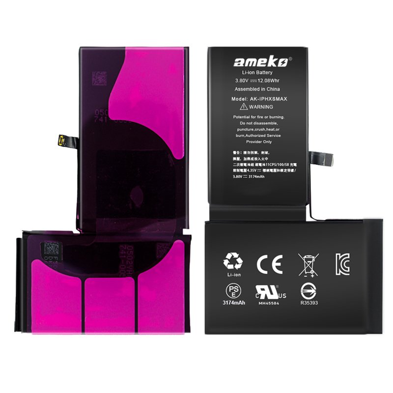 2024 New 0 Cycle Battery for iphone X XS Max Digital Battery High Capacity Smartphone Batteries