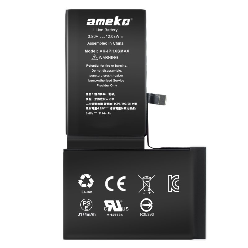 2024 New 0 Cycle Battery for iphone X XS Max Digital Battery High Capacity Smartphone Batteries