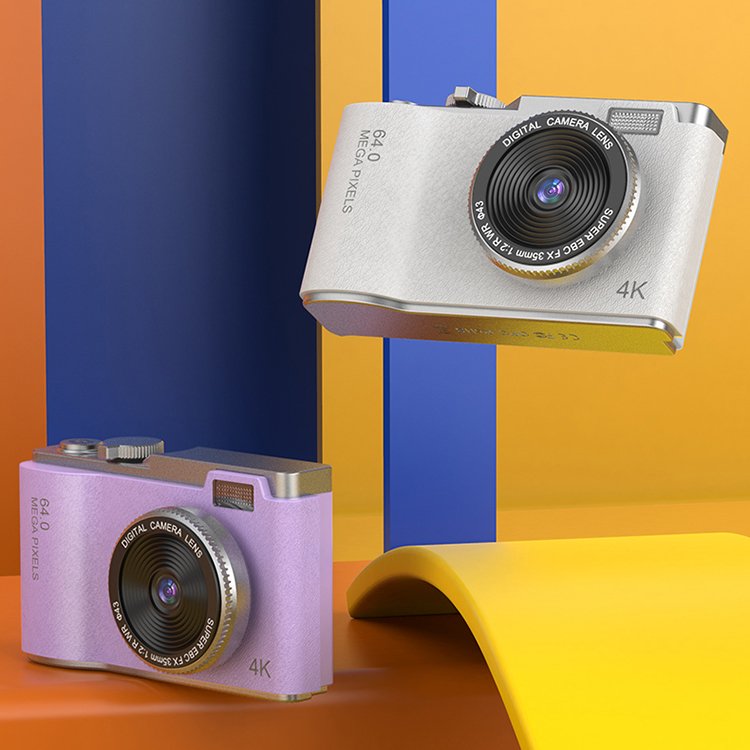 Mini Digital Cameras for PhotographyClassic Portable 2.4inch CCD Camera Dual Lens 1080P HD Video Recorder Kids