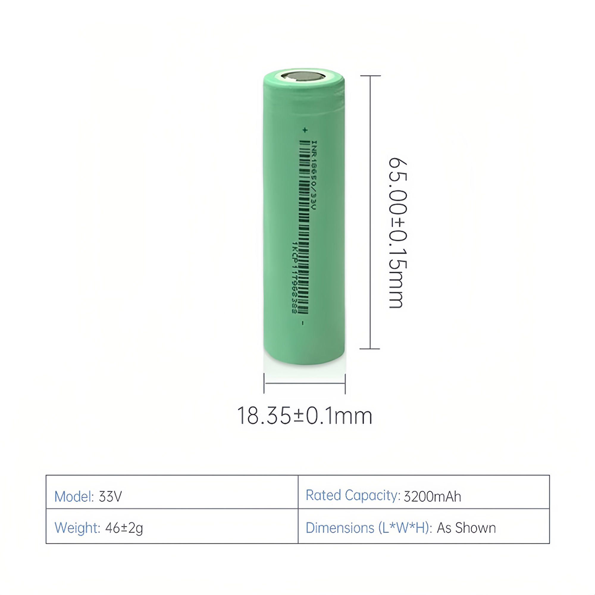 Fabrik preis 18650 Batterie 3C 5C wiederauf ladbare zylindrische 3,7 V 3200mAh Lithium 18650 Batterie