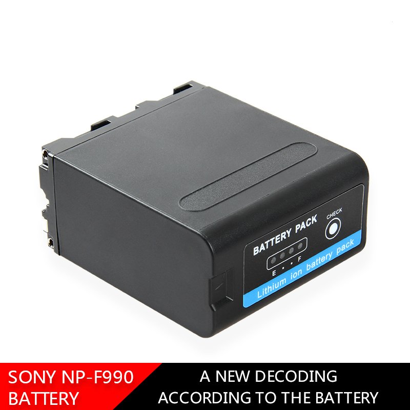 NP-F990 8800mah Battery for Sony Camcorder HXR-MC1500C NEX-EA50 HVR-Z7C NX3 LED Video Light YONGNUO Battery Neewer Battery