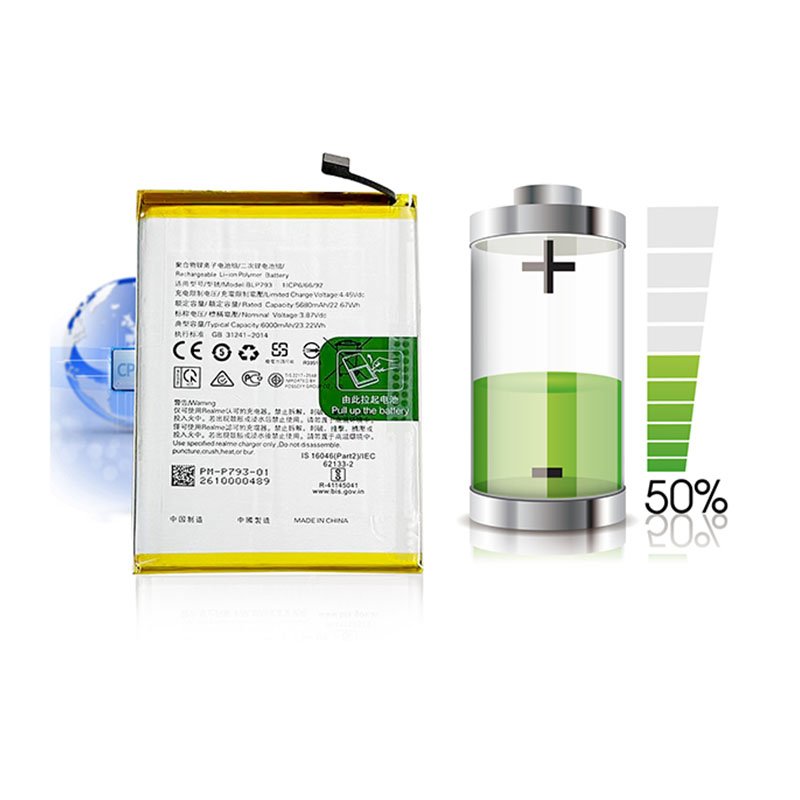 mobile phone battery BLP793 for oppo Realme C12 A15/A15s mobile phone battery