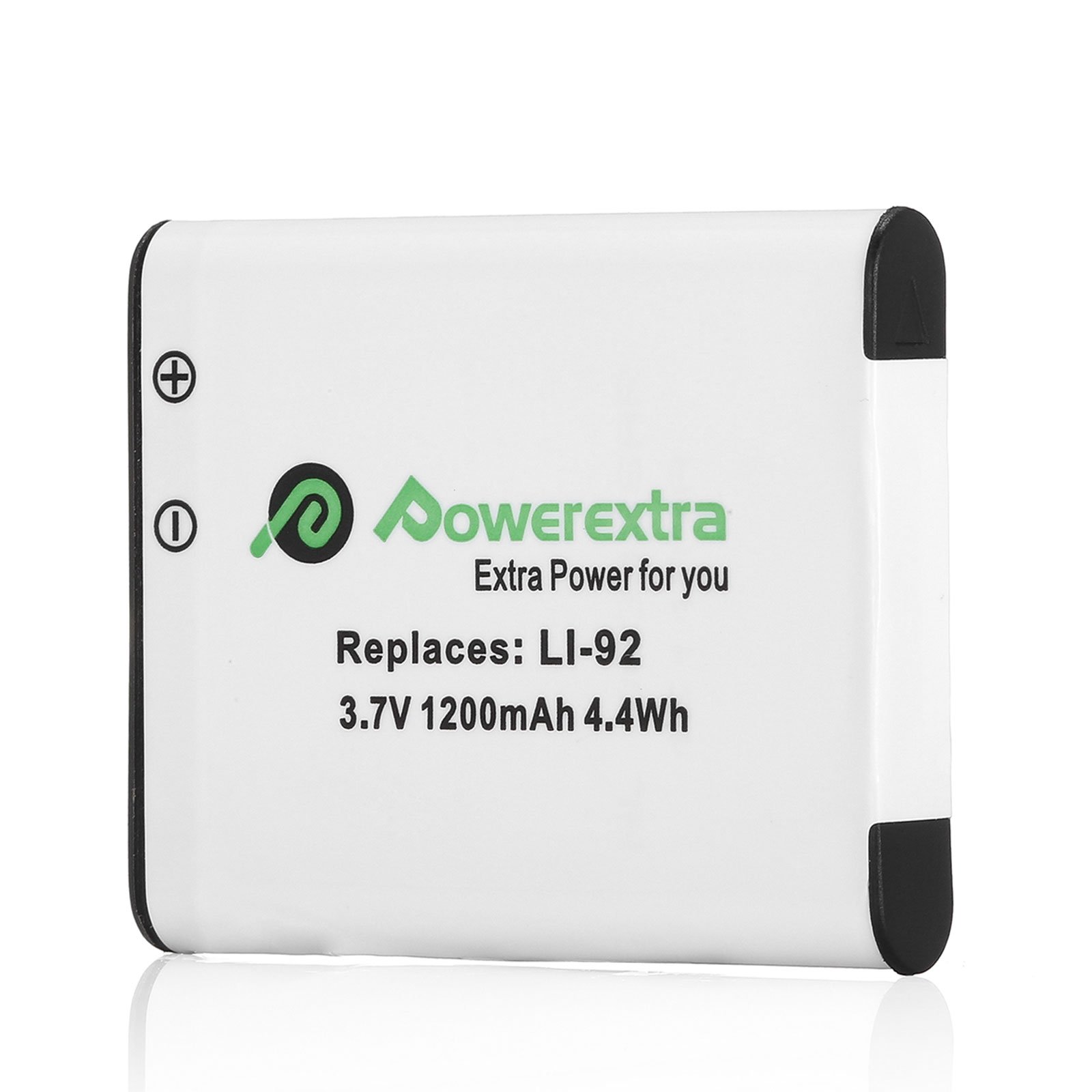 Powerextra 3.7v 1200mAh Camera Rechargeable LI92 Lithium Replacement Batteries Pack For Olympus LI-50B Pentax D-LI92