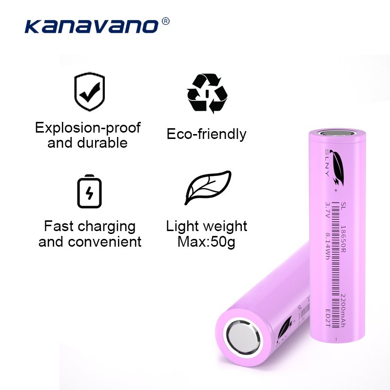 Low price 18650 2200mah 8.14wh 3.7v rechargeable battery 3.7v 18650 2200mah digital battery for power bank