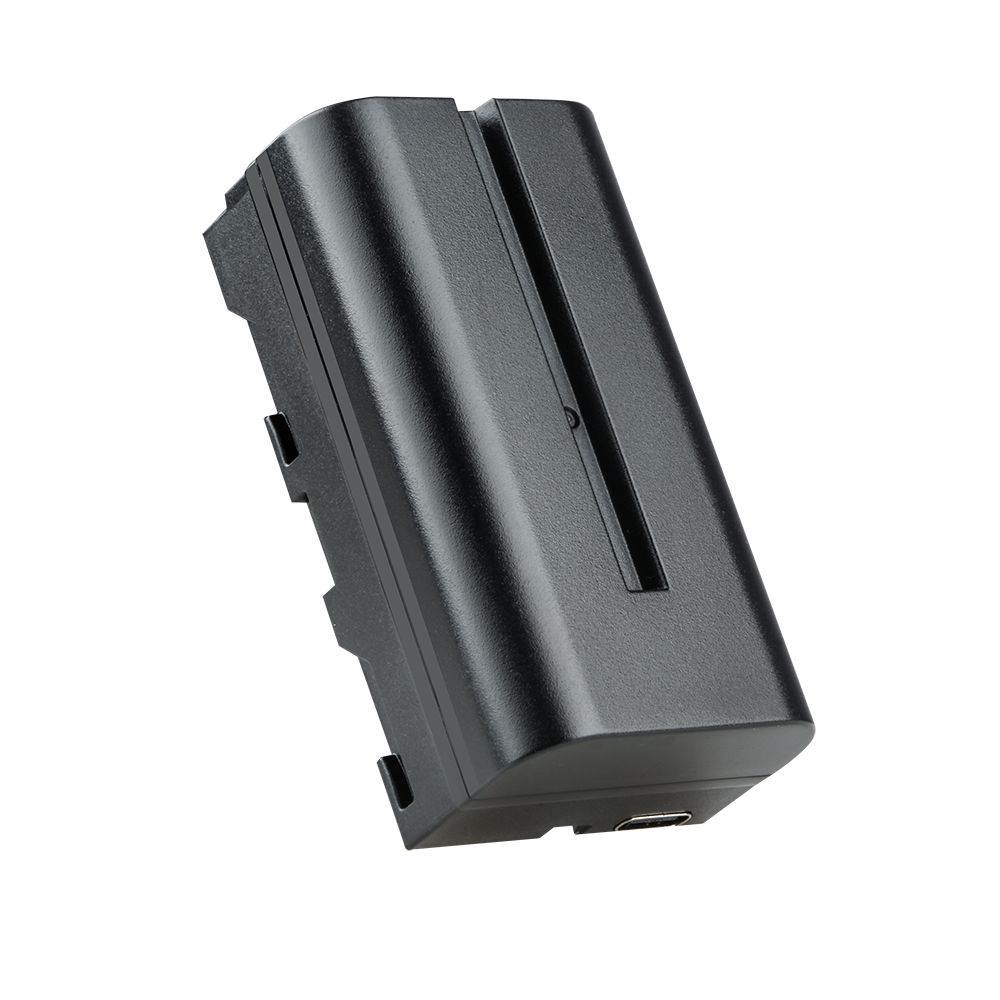 2200mAh 4400mAh 6600mAh NP-F550 NP-F750 NP-F970 Type-C USB Output Battery with Digital Power Indicator for LED Video Light