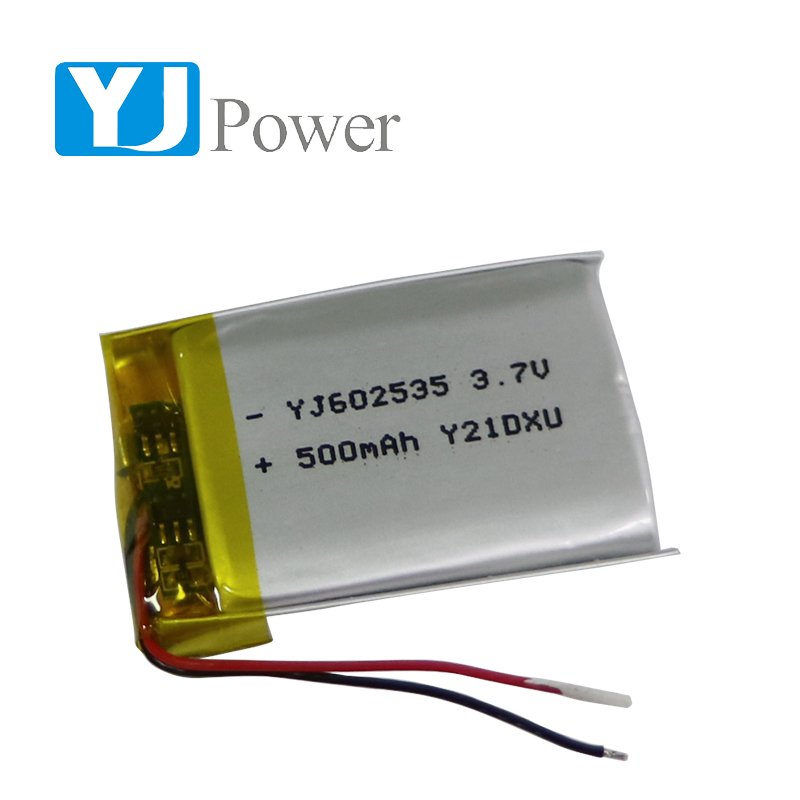 BIS KC CE UL1642 PSE certificate 602535 500mAh lipo battery rechargeable lithium batteries 500mAh 3.7v polymer battery