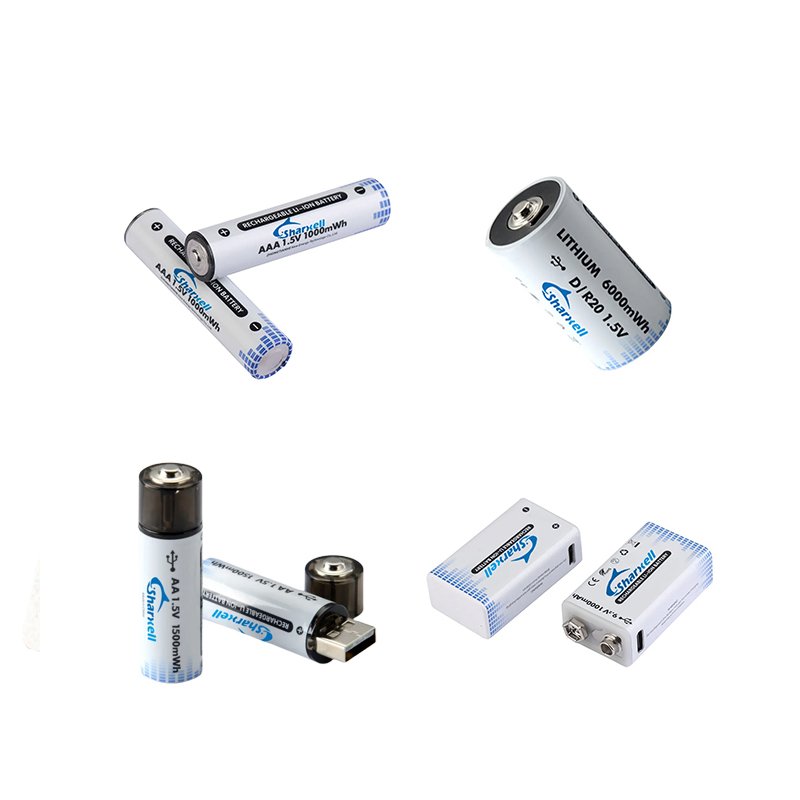 High Capacity 6000mah Usb Rechargeable Li Ion 9v Rechargeable Battery Usb Lithium Ion Battery For Electronic Instrument