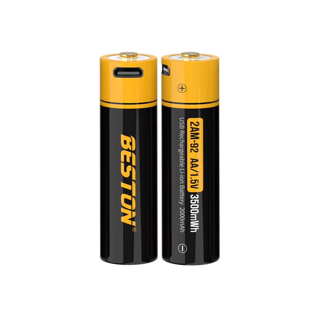 1.5V Li-ion Rechargeable battery Aa Size Double A Micro USB 3500mWh battery