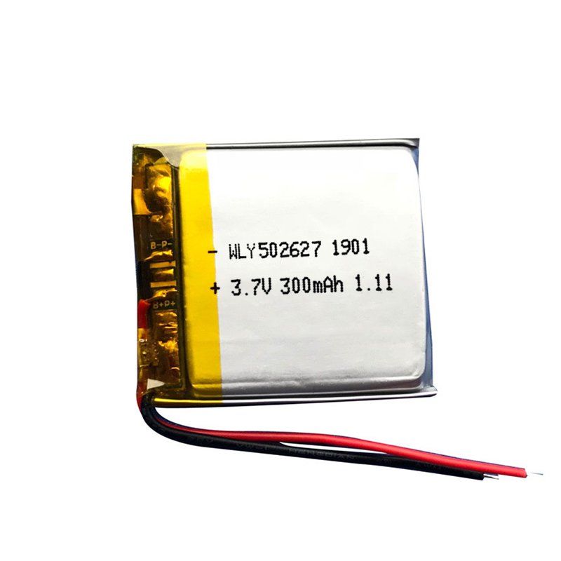 502627 300mAh Top selling WLY direct wholesales digital battery Rechargeable lithium ion battery cell for wearable equipment