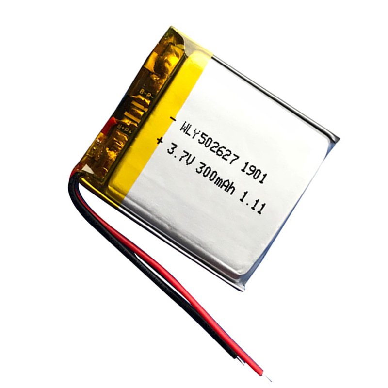 502627 300mAh Top selling WLY direct wholesales digital battery Rechargeable lithium ion battery cell for wearable equipment