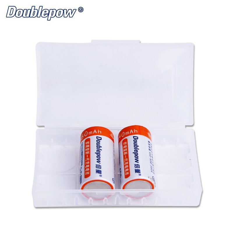 Doublepow CR123A 450mAh 3V Rechargeable Li-Ion Battery