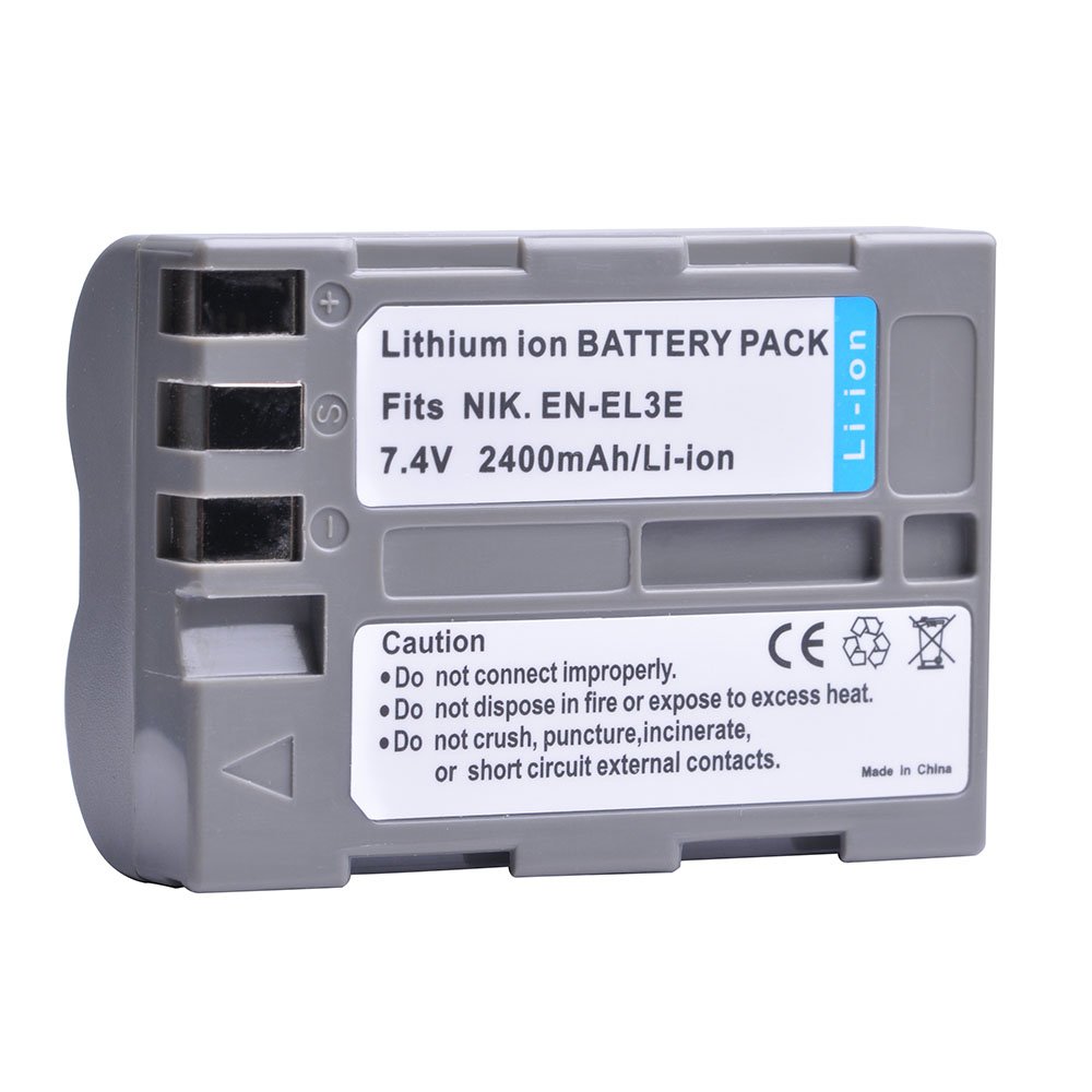 7.2V Digital EN-EL3e Battery Rechargeable Li-Ion Battery for Nikon D700 D300 D200 D80 D90 D70s D300s D50 D100
