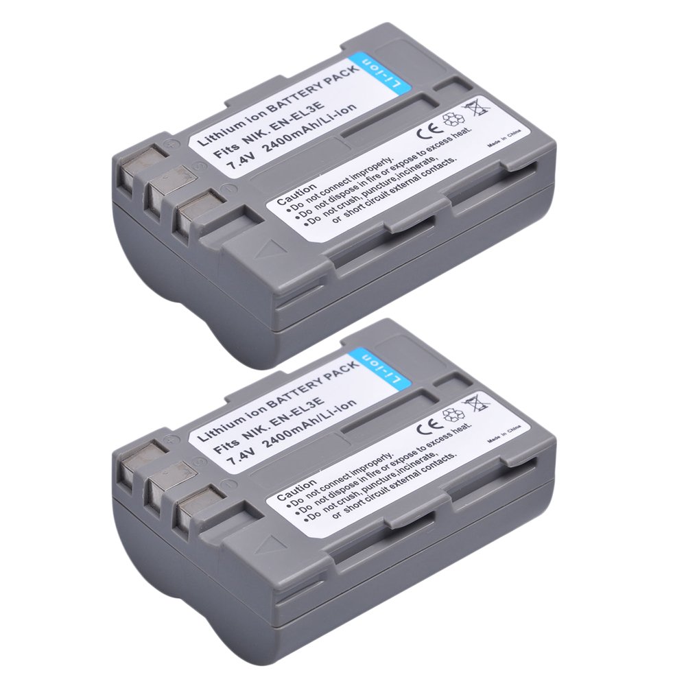 7.2V Digital EN-EL3e Battery Rechargeable Li-Ion Battery for Nikon D700 D300 D200 D80 D90 D70s D300s D50 D100
