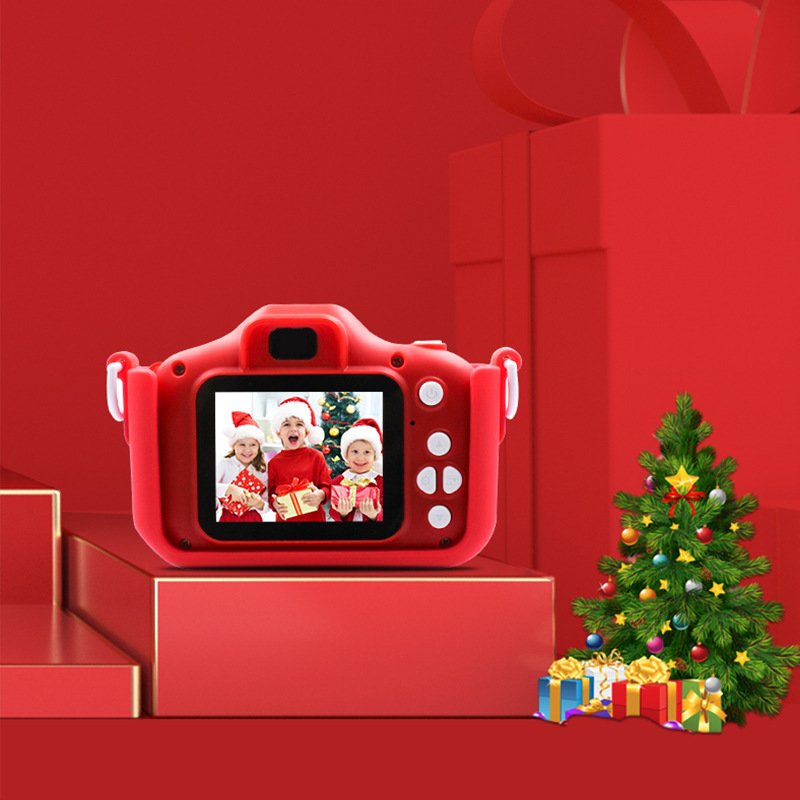 Mini Dual Lens Kids Boys Girls 1080P Christmas Children Gift Camera 8MP HD Mini Camera Rechargeable Game Cameras