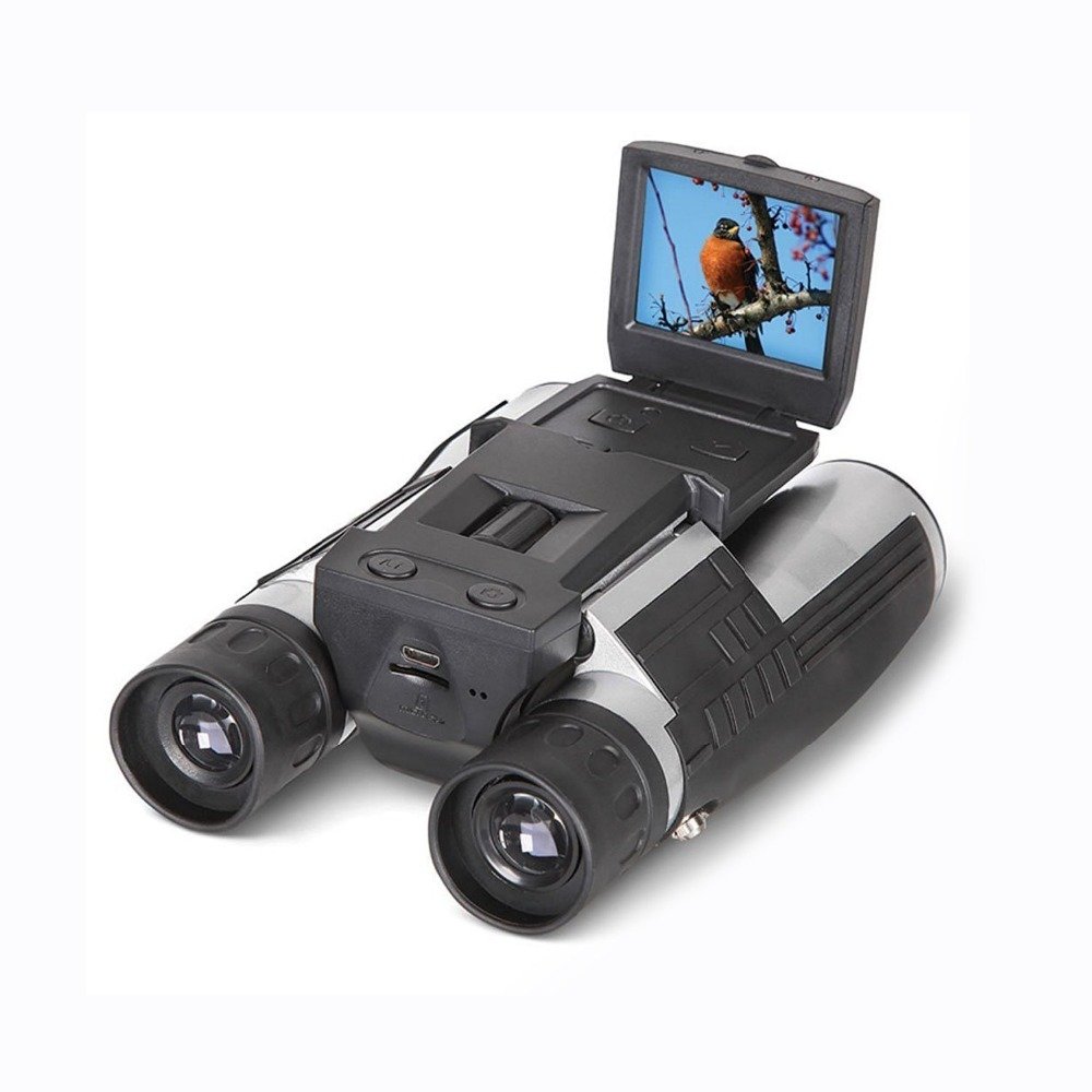 long focus 12*32 digital binocular camera, digital video recorder telescope camera