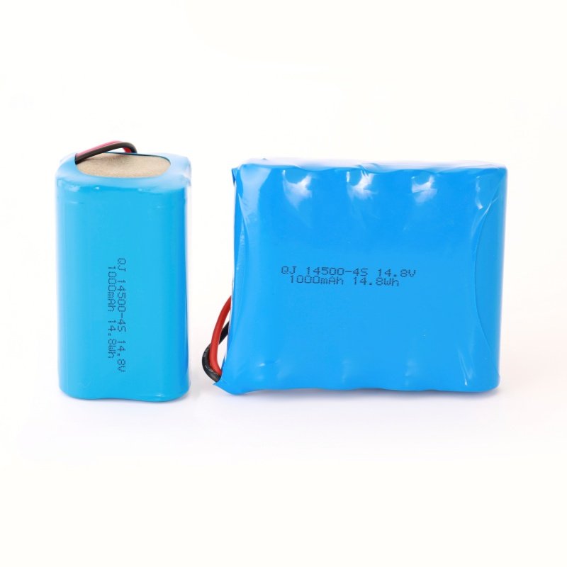 Wholesale 14500-4S 14.8V 1000mAh 14.8Wh Recycle Cyclic Rechargeable Lithium Li-Ion Batteries Battery Cells Wiring Harness Packs
