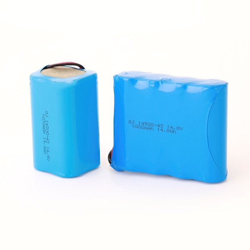 Wholesale 14500-4S 14.8V 1000mAh 14.8Wh Recycle Cyclic Rechargeable Lithium Li-Ion Batteries Battery Cells Wiring Harness Packs