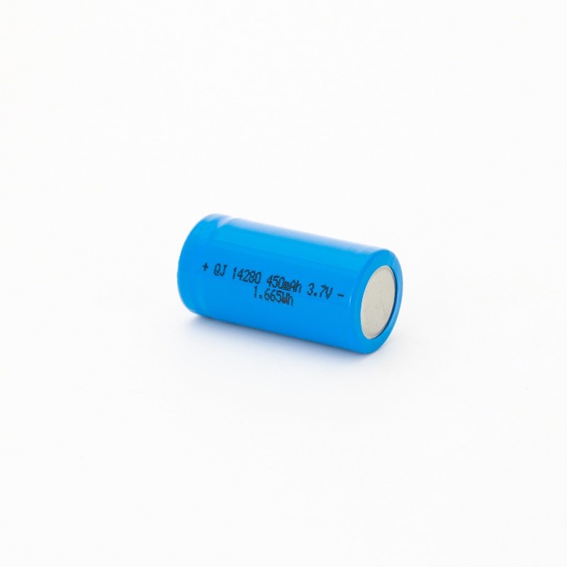 Wholesale 14280 3.7V 450mAh Recycle Cyclic Charging Rechargeable Cylindrical Digital Lithium Li-Ion Batteries Battery Cells