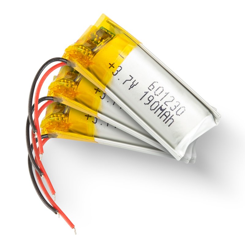 Wholesale Rechargeable Lithium Polymer Cell 3.7v 552035 601230 250Mah 190Mah 200Mah Lipo Battery Watch Toys Smart