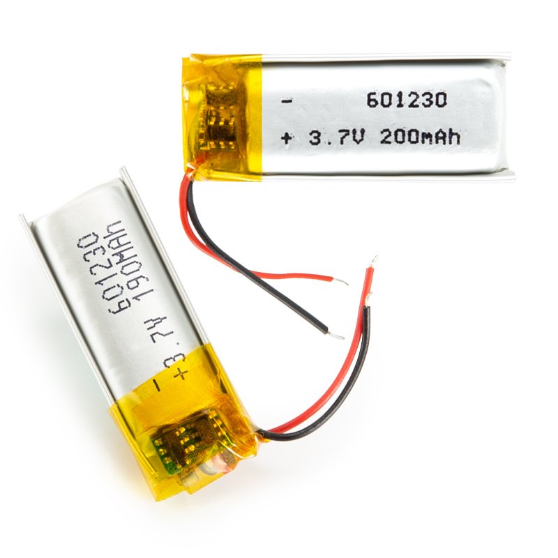 Wholesale Rechargeable Lithium Polymer Cell 3.7v 552035 601230 250Mah 190Mah 200Mah Lipo Battery Watch Toys Smart