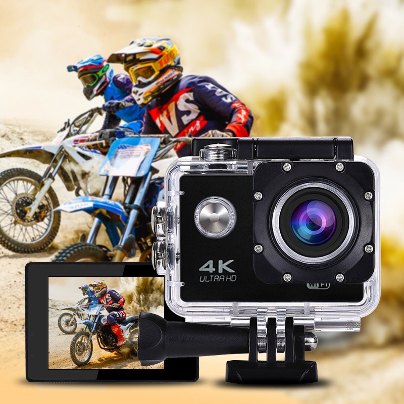 High Definition 4K 30Fps Video Recording Wifi Digital Camera 170 Degree Wide Lens