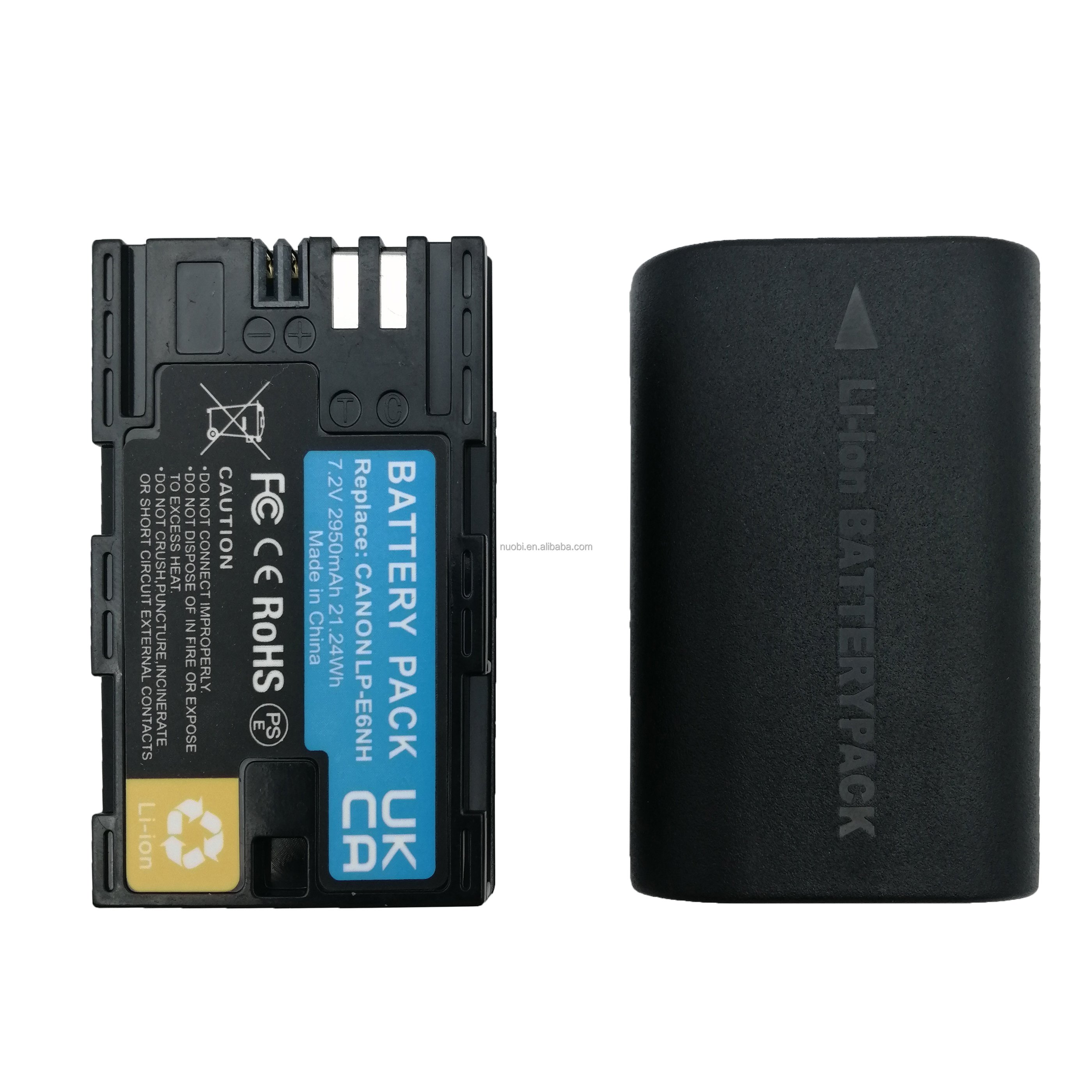LP-E6NH mirrorless cameras 2950mAh Replacement Dual Slot Charger for Canon EOS 5D Mark IV/5D Mark III/5DS R/7D digital battery