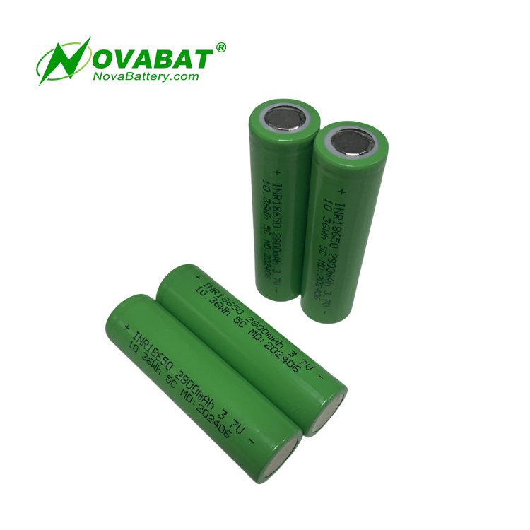 Wholesale Rechargeable Cylindrical 3.7v 18650 2800mAh 10.36Wh 5C Lithium Battery Cell 2800mah for Home Appliances Power Tools
