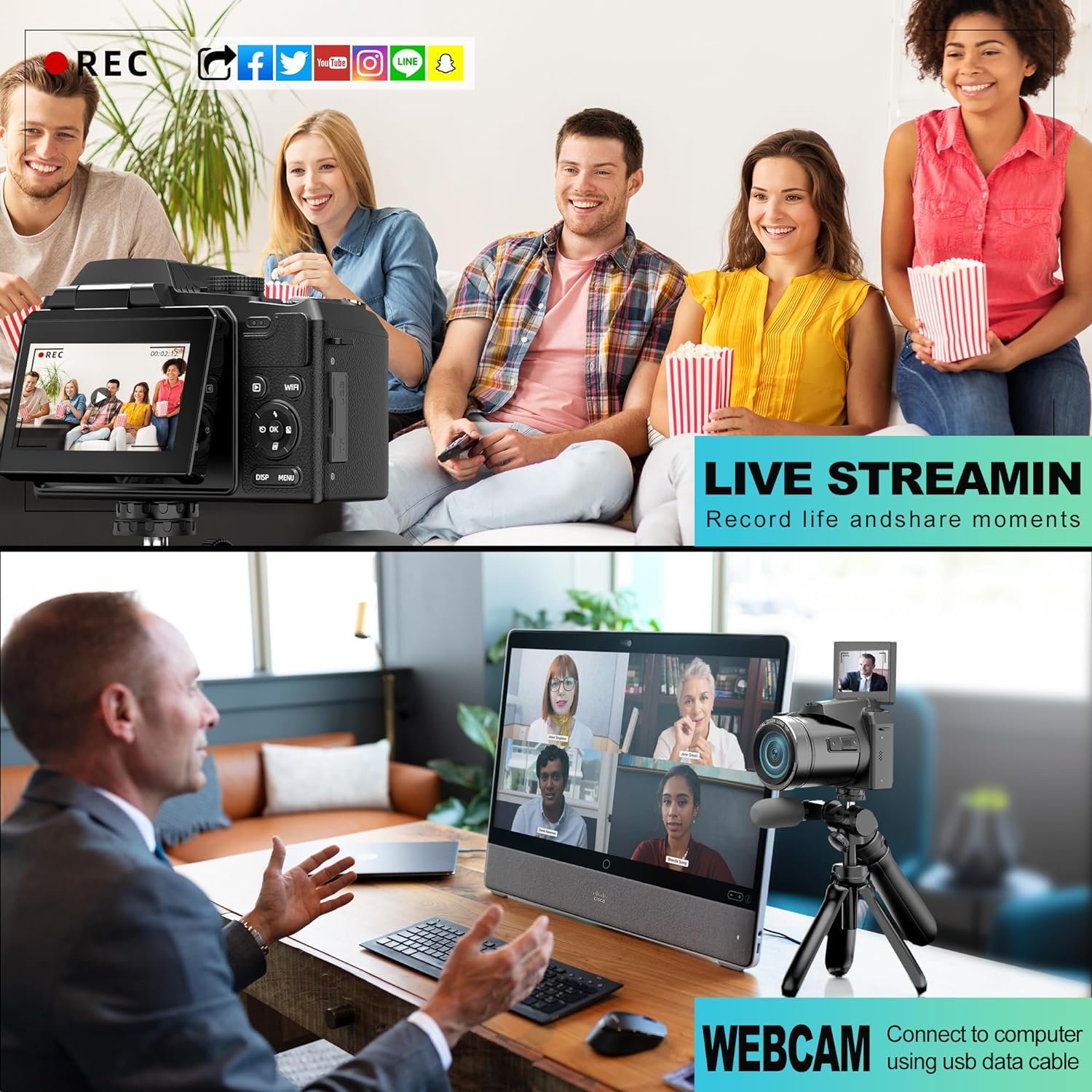 NBD Youtube Manufacturer full hd camcorder digital 16x zoom photo video cameras 4k professional digital camera with flip screen