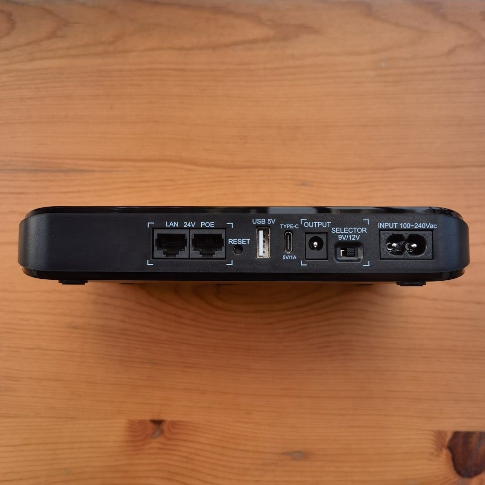 LSUN MP830 mini DC UPS with Lithium battery 20000mah power supply for digital products POE 24V 12V 5V long backup power supply