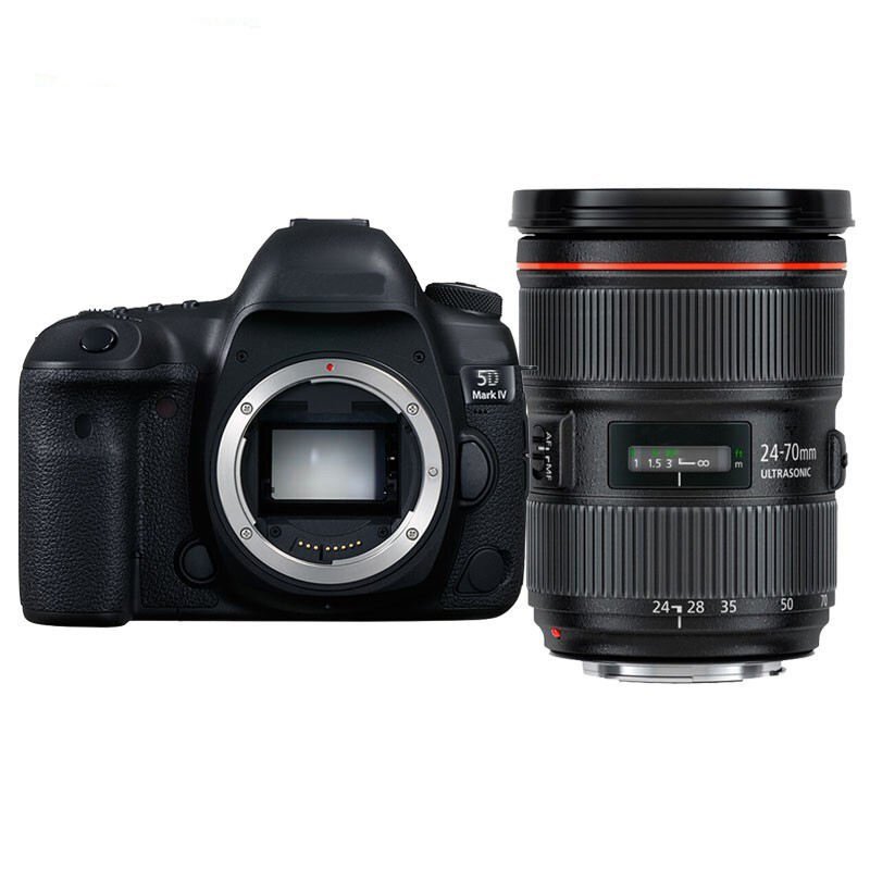 5d mark iv 5d4 professional full frame 4K Ultra HD Video advanced SLR camera with EF24-70 2.8LII USM lens digital camera