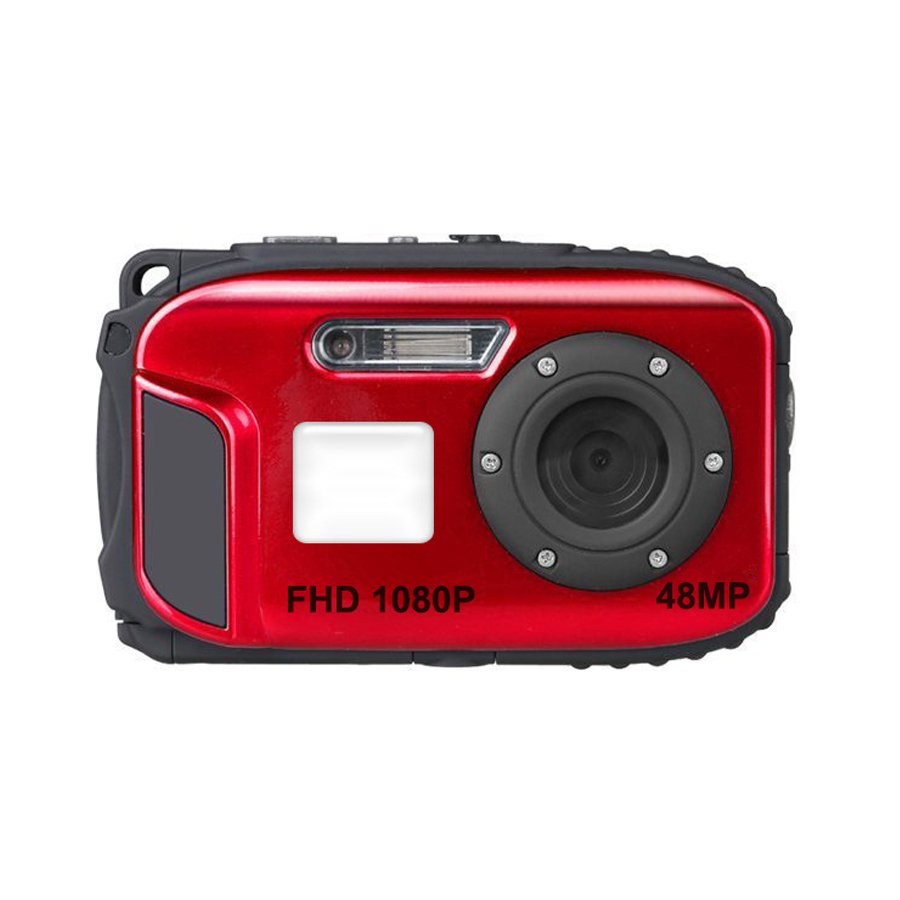 Winait 48 Mega Pixels Kids Waterproof Digital Camera Full HD1080P Video